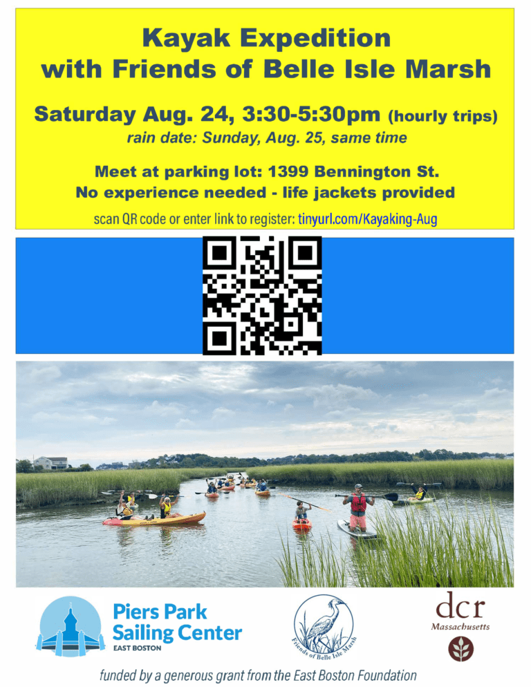 flyer with information and QR code for registration